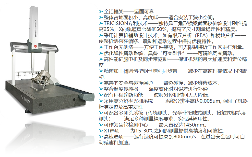 Leitz Reference Xi?？怂箍禈蚴綔y量機(jī)的特點(diǎn)